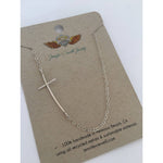 Load image into Gallery viewer, Sideways Cross Necklace - KME means the very best
