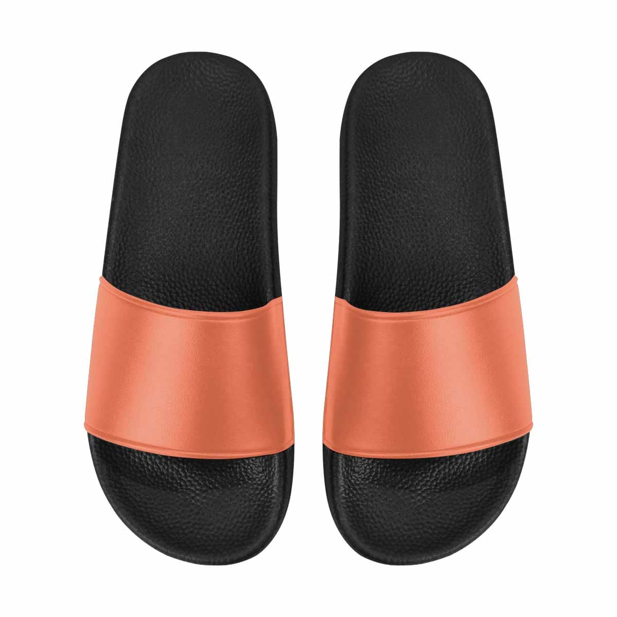 Slippers Women's Slide Sandals, Burnt Sienna Red - KME means the very best