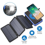 Load image into Gallery viewer, Solar Power Mobile Phone Charger 25000 mAh Solar Power Bank - KME means the very best

