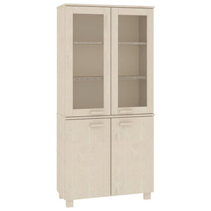 Solid Wood Pine Highboard Wooden Console Cabinet Furniture Multi Colors - vidaXL - KME means the very best