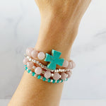 Load image into Gallery viewer, Stacked Bracelet Set #21 - KME means the very best

