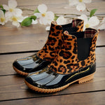 Load image into Gallery viewer, Step Out in Style with Our Women&#39;s Leopard Rain Boots - Fashionable and Functional Waterproof Footwear - KME means the very best

