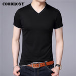 Load image into Gallery viewer, T Shirt Men Cotton V-Neck Short Sleeve Casual Tee - KME means the very best
