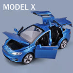 Load image into Gallery viewer, Tesla MODEL X MODEL 3 MODEL S MODEL Y Alloy Car &amp; Truck Model Diecasts Toy Car Sounds and Light Kid Model Toy Cars and Trucks 1:32 - MUWANZHI - KME means the very best
