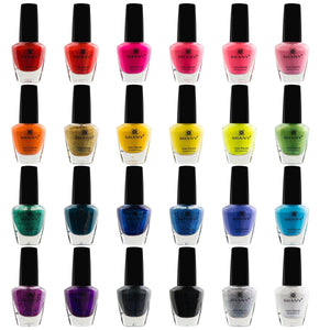 The Cosmopolitan Nail Polish set - Pack of 24 Colors - Premium Quality & Quick Dry - KME means the very best