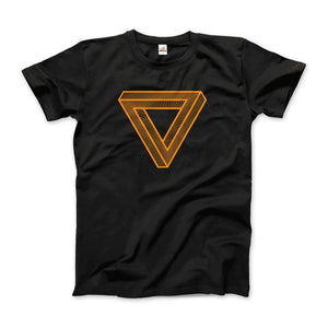 The Penrose Triangle From A Journey Through Time - DARK T-Shirt - KME means the very best
