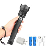 Load image into Gallery viewer, TITANFIRE-T20 Super Bright XHP90/XHP70 LED Flashlight High Lumens Zoomable Rechargeable Power Display Powerful Torch 26650 Handheld Light - KME means the very best
