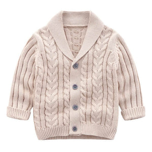 Toddler Boys Cardigan Sweater Fashion Children Coat Casual Spring Baby School Outfits Kids Sweater Infant Clothes Outerwear 0-24M - KME means the very best