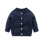 Load image into Gallery viewer, Toddler Boys Cardigan Sweater Fashion Children Coat Casual Spring Baby School Outfits Kids Sweater Infant Clothes Outerwear 0-24M - KME means the very best
