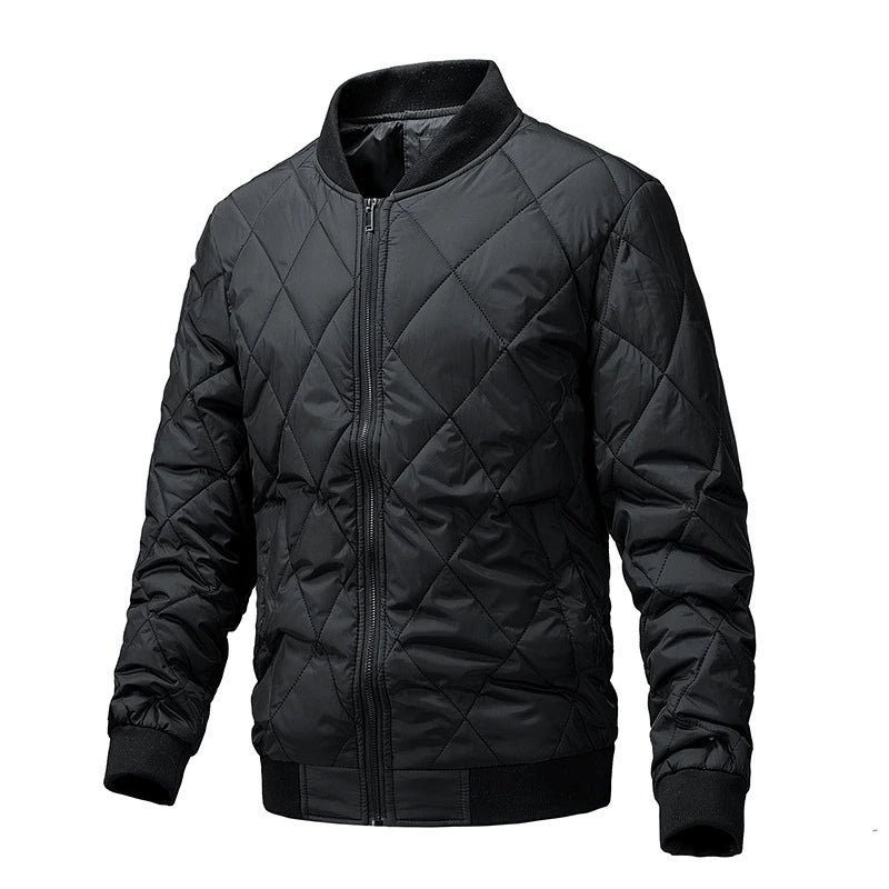 Trendy Men's Stand Collar Cotton Jacket - Stylish Cotton Padded Clothes for Men - KME means the very best