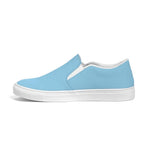 Load image into Gallery viewer, Uniquely You Womens Sneakers - Light Blue Low Top Slip-On Canvas Shoes - KME means the very best

