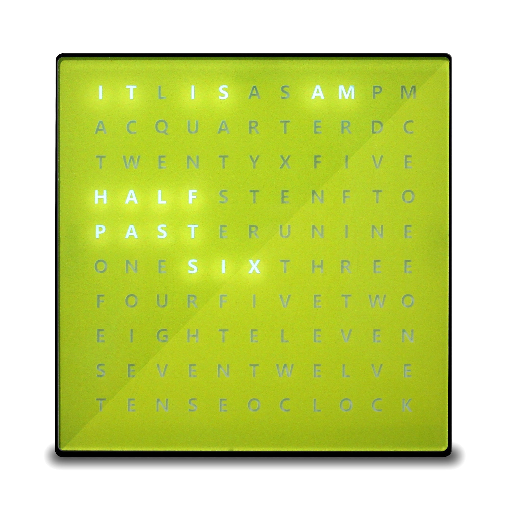 Unlock Creativity with SoHo Forever's Alphabet Clock - Innovative Time Telling in 5-Minute Intervals - KME means the very best