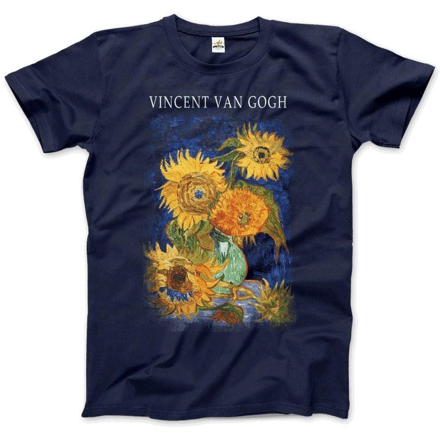 Van Gogh Five Sunflowers 1888, Artwork T-Shirt - KME means the very best