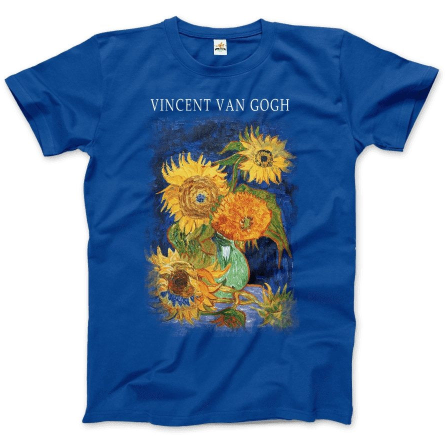 Van Gogh Five Sunflowers 1888, Artwork T-Shirt - KME means the very best