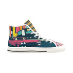 Load image into Gallery viewer, Vegas Cool Canvas Hi-Tops - KME means the very best
