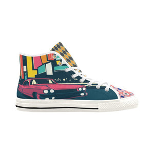 Vegas Cool Canvas Hi-Tops - KME means the very best