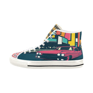 Vegas Cool Canvas Hi-Tops - KME means the very best