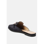 Load image into Gallery viewer, Velvet Buckled Flat Mules Slippers For Women - KME means the very best
