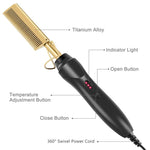 Load image into Gallery viewer, Very Best 2-in-1 Curling Iron &amp; Straightener - Adjustable Temp, Fast Styling - KME means the very best
