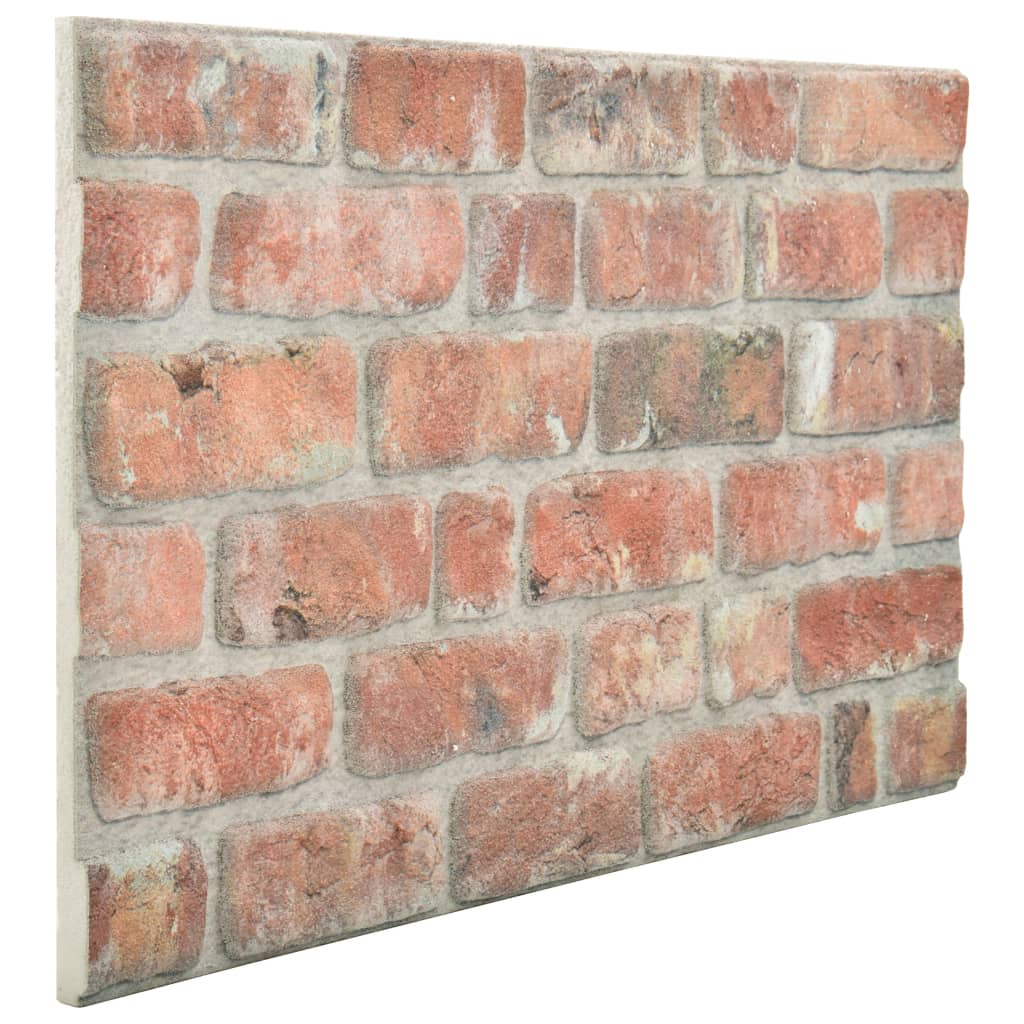 vidaXL 3D Wall Panels with Red Brick Design 11 pcs EPS - KME means the very best