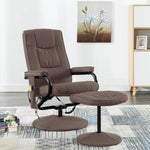 Load image into Gallery viewer, vidaXL Massage Chair Accent Massage Recliner Armchair with Footrest Fabric - KME means the very best
