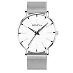 Load image into Gallery viewer, Watch Men Minimalist Ultra Thin Men&#39;s Business Stainless Steel Mesh Belt Quartz Watch Relogio Masculino - KME means the very best

