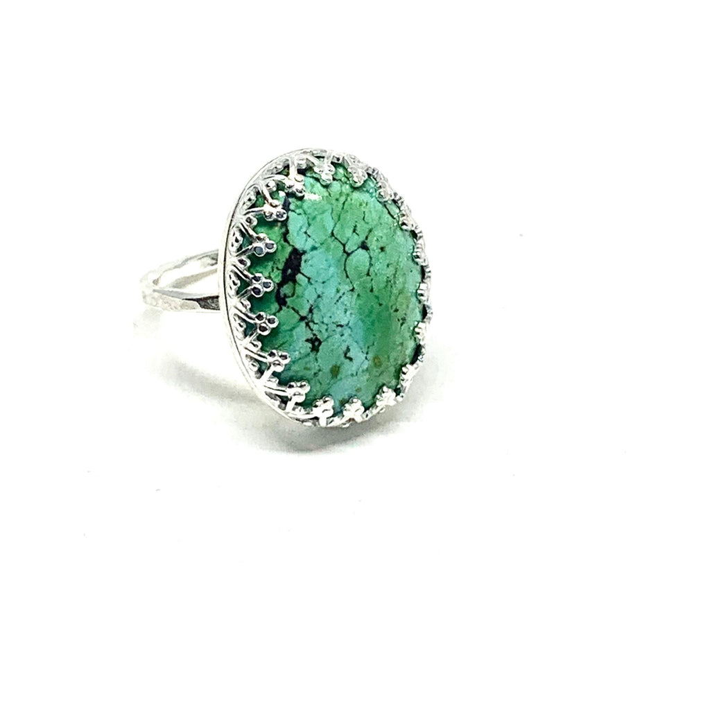 Wild West Elegance: Handcrafted Turquoise Ring from the Ranch Collection - KME means the very best