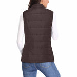 Load image into Gallery viewer, Women&#39;s Puffer Vest Jacket / Carafe Brown - KME means the very best
