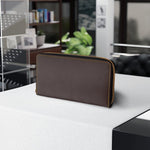 Load image into Gallery viewer, Womens Wallet, Zip Purse, Brown Purse - KME means the very best
