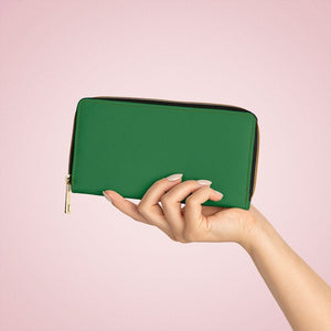 Womens Wallet, Zip Purse, Forest Green Purse - KME means the very best